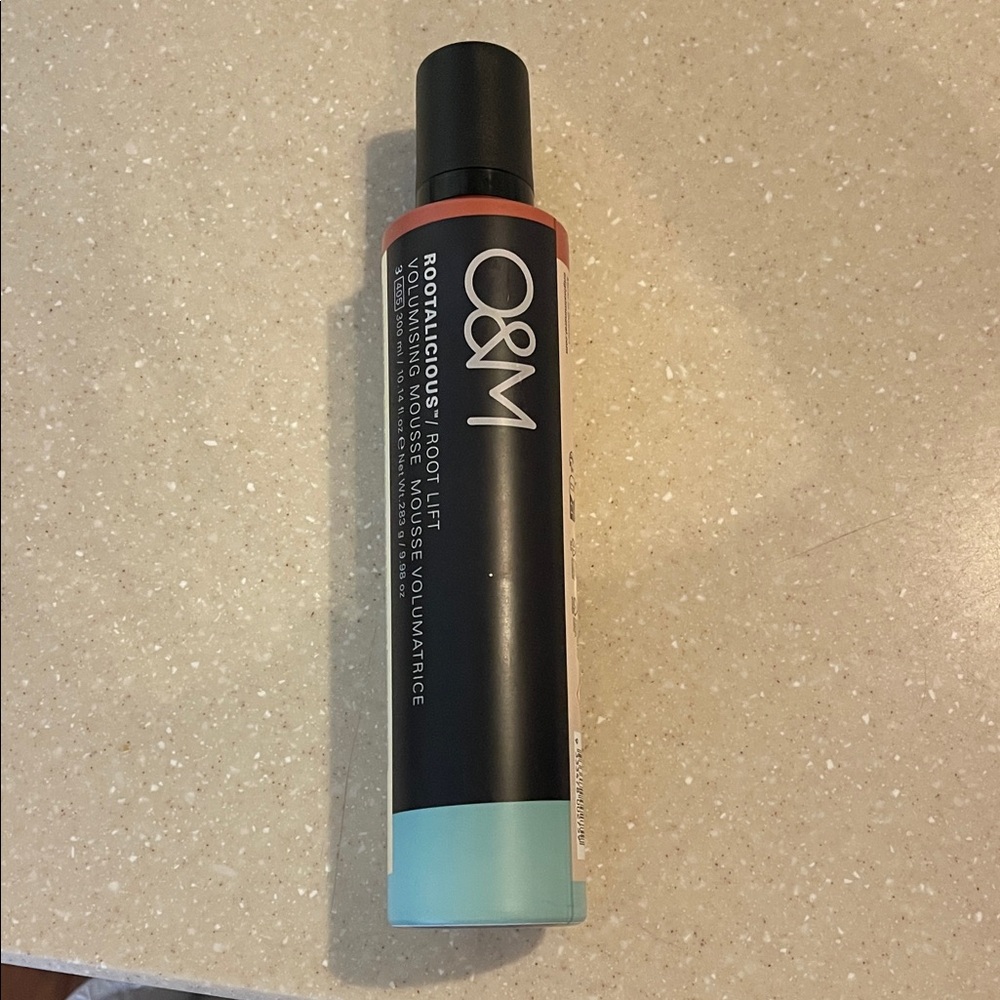 O & M rootalicious root lift volumising mousse user 3 times